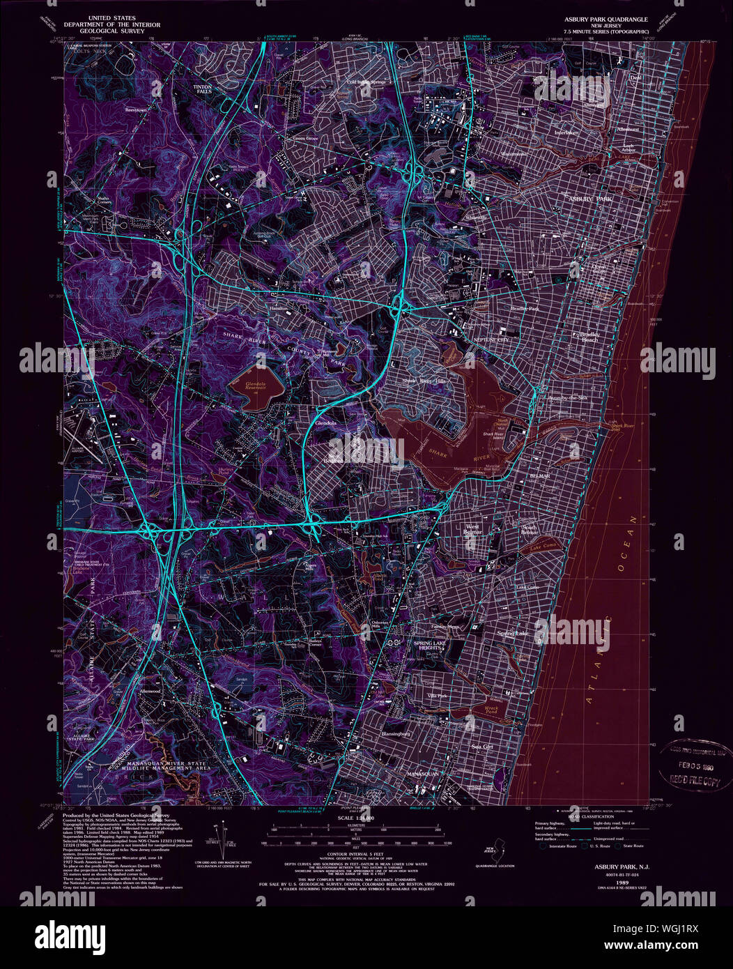 Asbury park maps hires stock photography and images Alamy