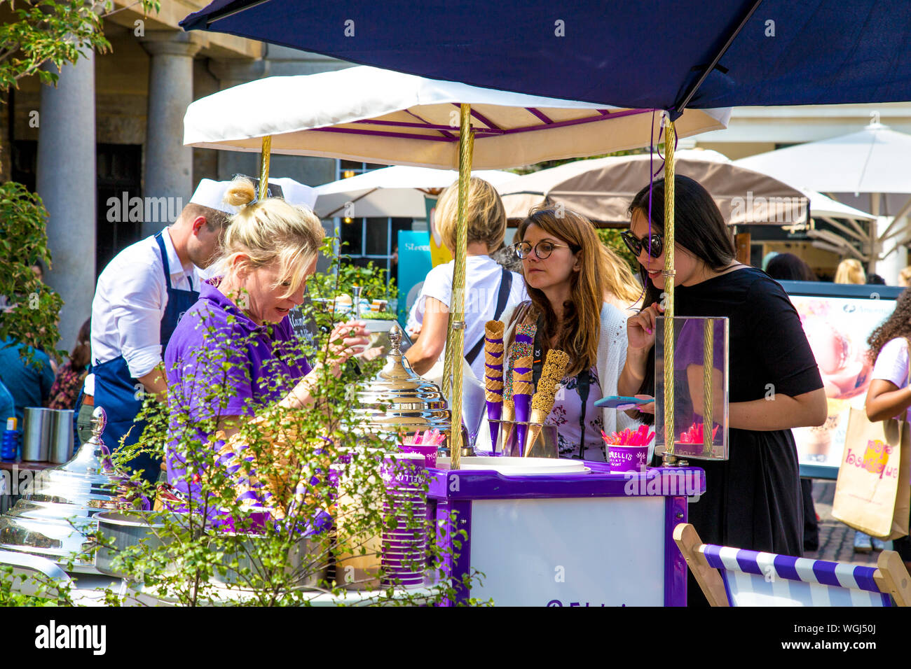 Ice cream festival, Covent Garden Cool Down, London, UK Stock Photo Alamy