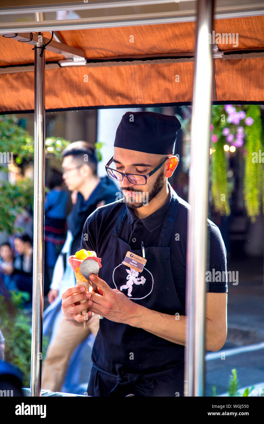 Ice cream festival, Covent Garden Cool Down, London, UK Stock Photo Alamy