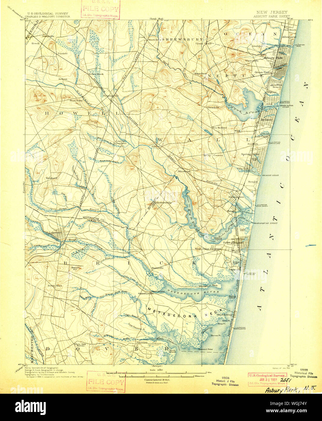 Asbury park maps hires stock photography and images Alamy