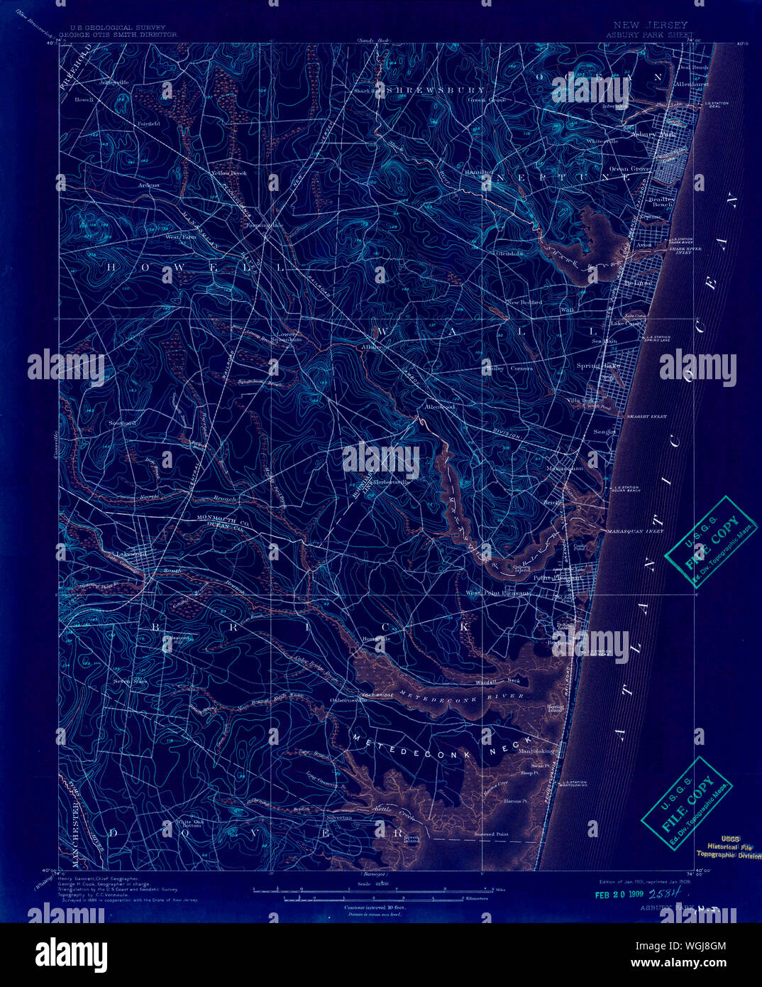 Asbury park map hires stock photography and images Alamy