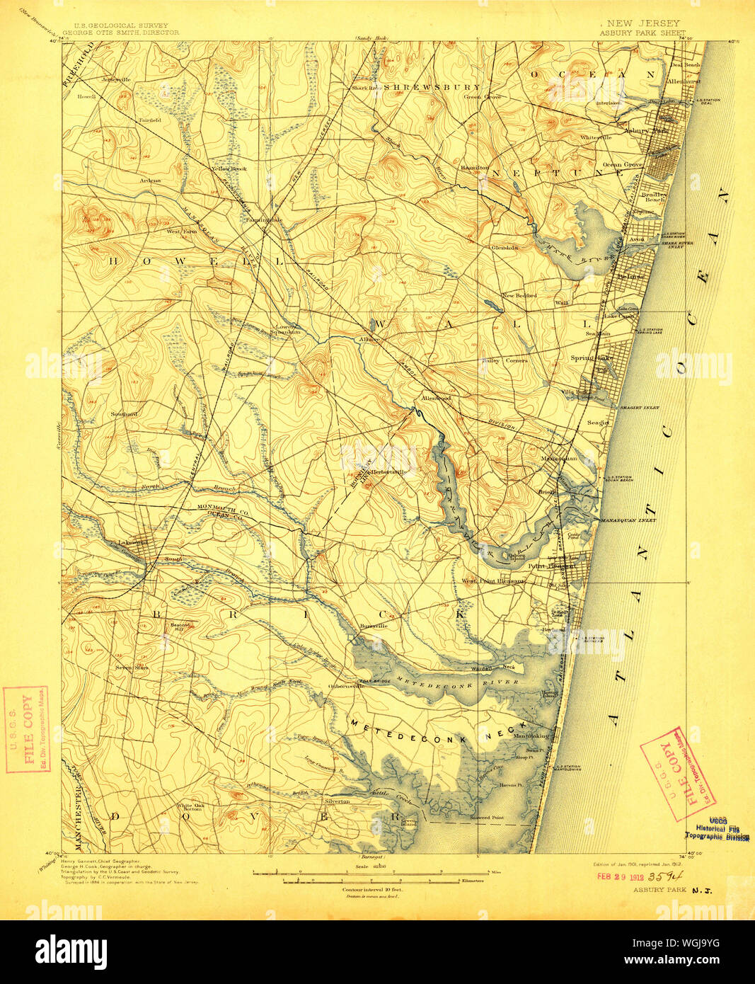 Asbury park map hires stock photography and images Alamy