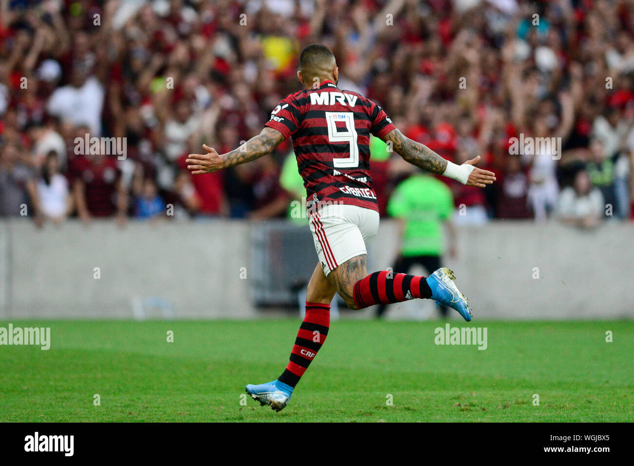 Rio De Janeiro, Brazil. 12th Mar, 2022. Gabriel Barbosa (Gabigol) during  Bangu x Flamengo held at Maracanã Stadium, for the 10th round of the  Carioca Championship (Taça Guanabara), this Sunday night (12)