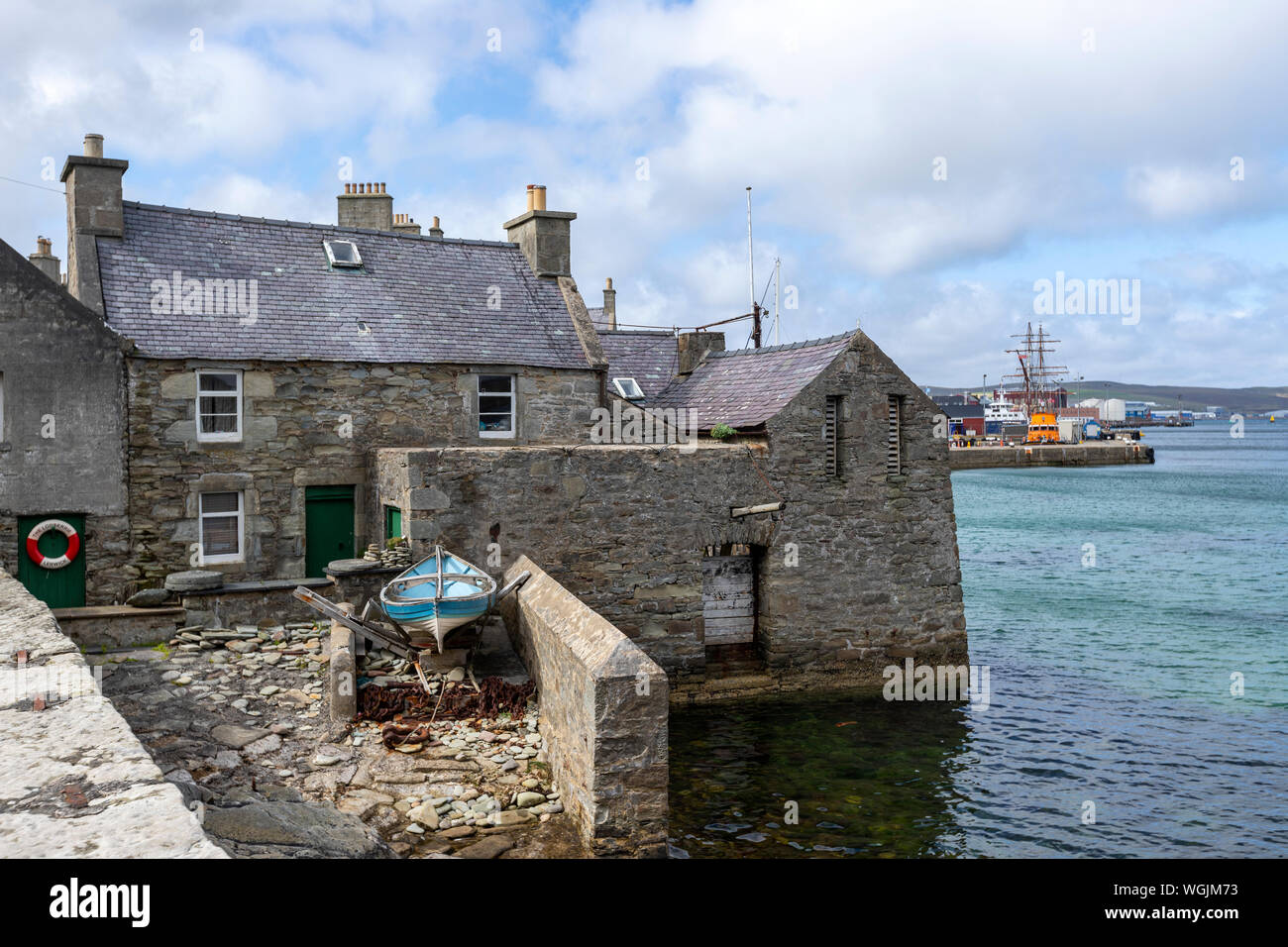 The Lodberrie house, Lerwick, Mainland, Shetland, Scotland, UK Stock