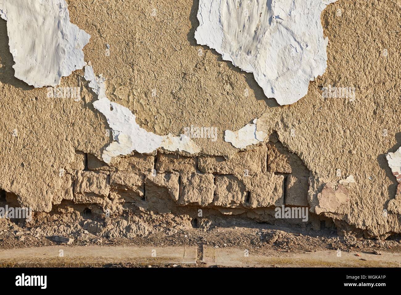 Old Wall CLoseup Stock Photo