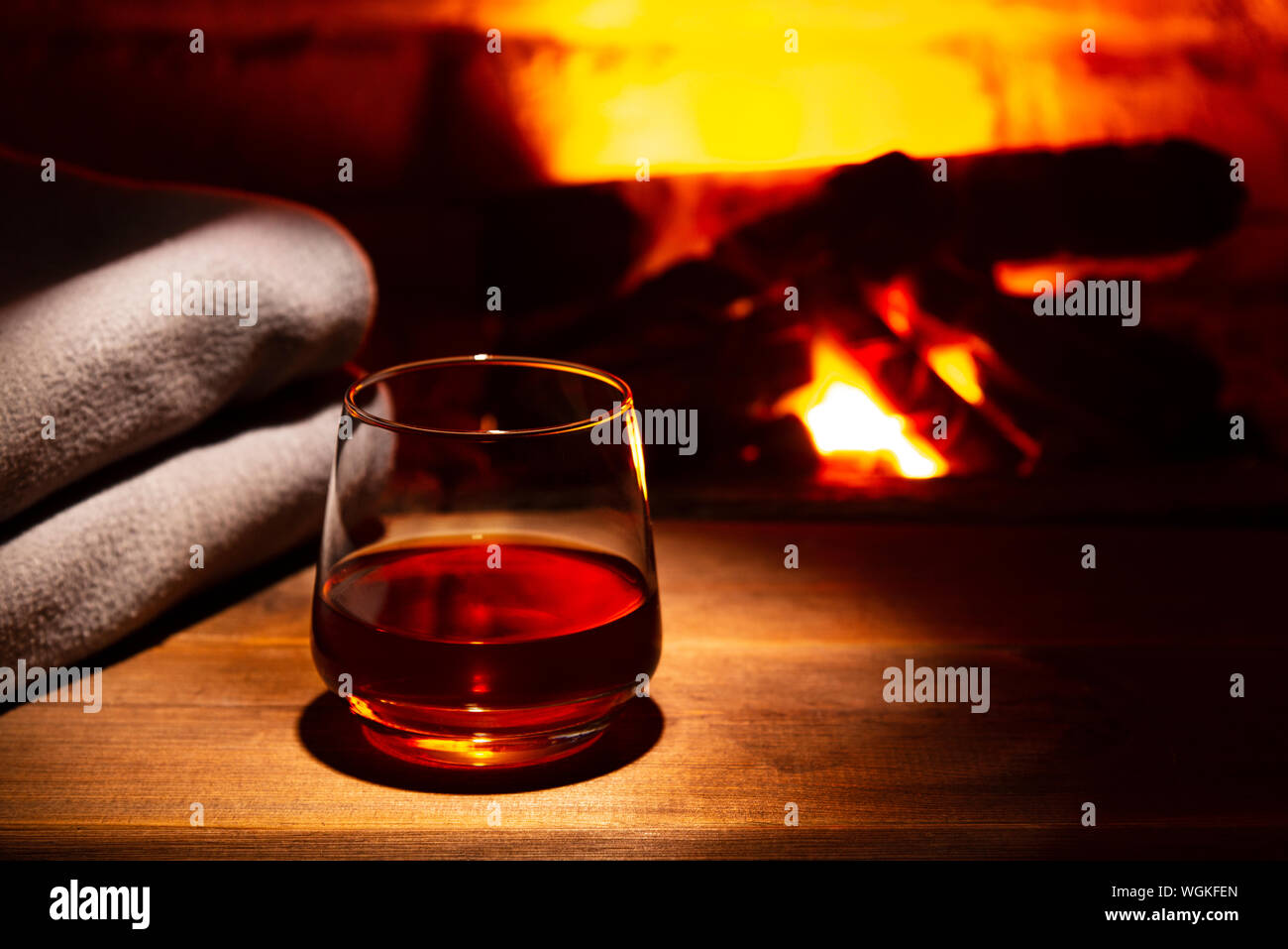 Whiskey on Fire Jack Daniels Feuer whisky lounge bar Poster