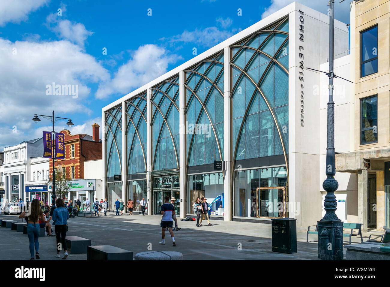 John lewis department store entrance hires stock photography and