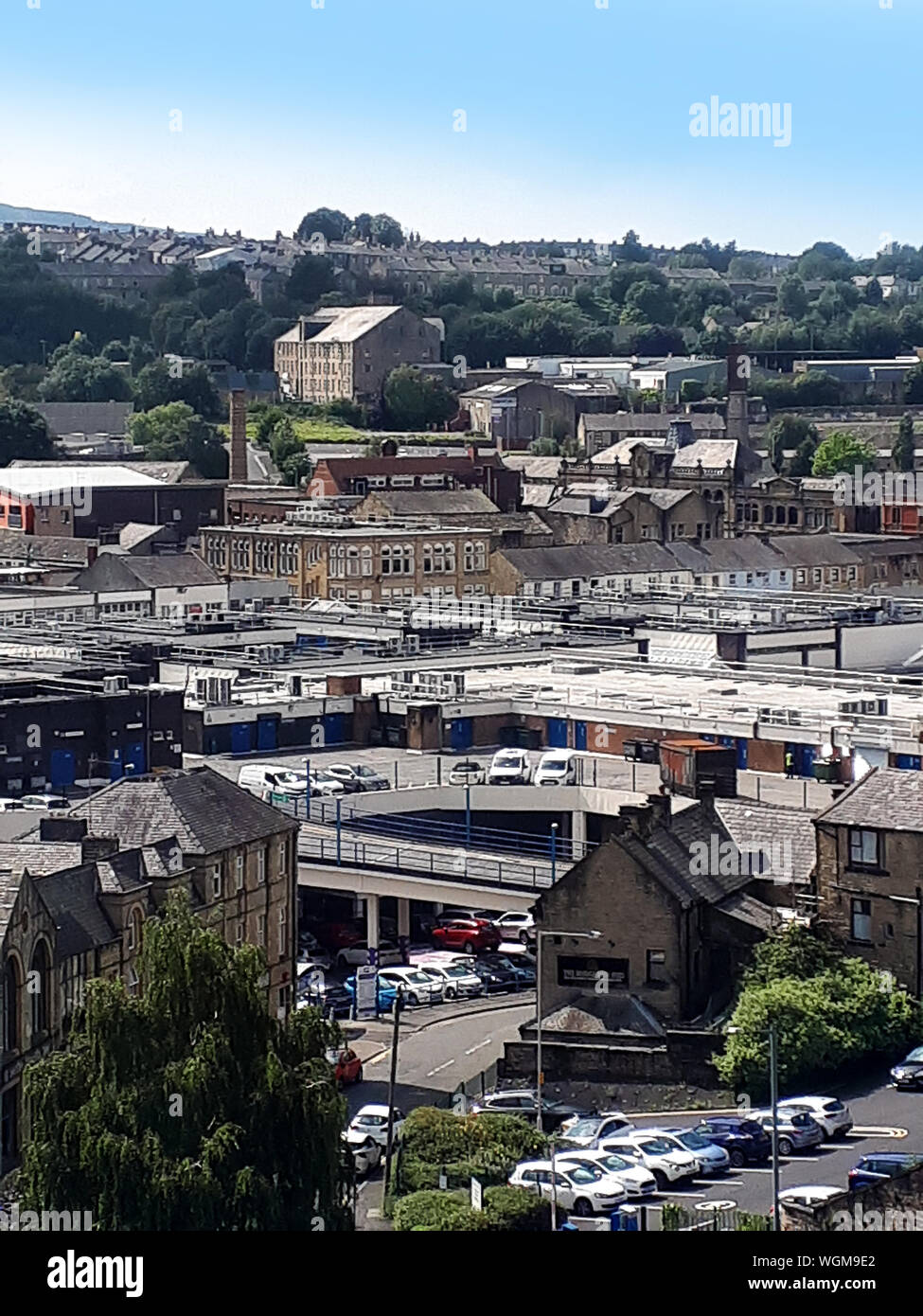 Burnley is a large postindustrial market town in Lancashire, England