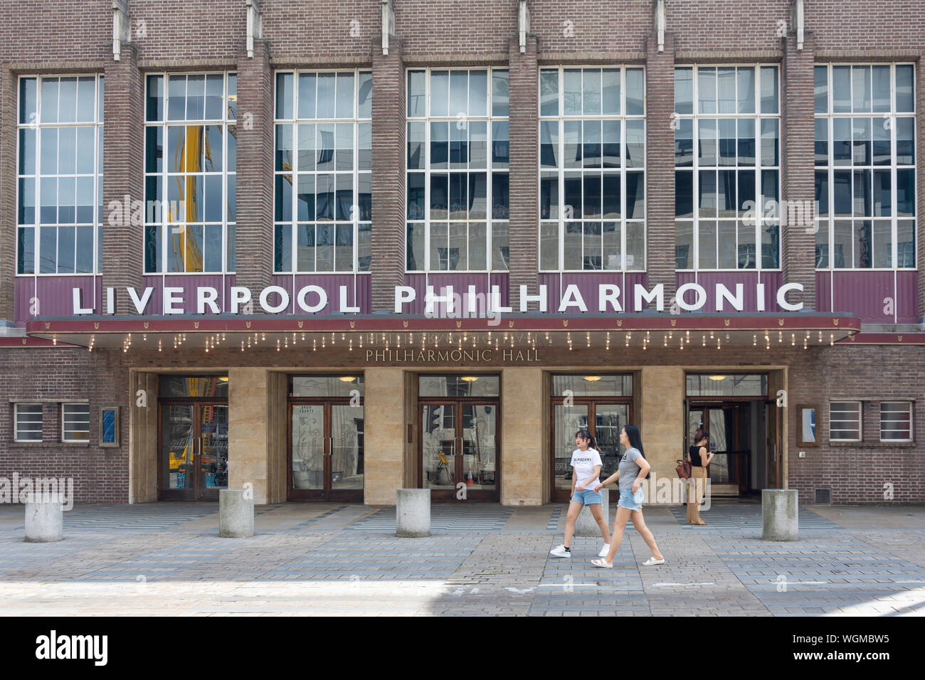 Entrance to Liverpool Philharmonic Hall, Hope Street, Liverpool, Merseyside, England, United Kingdom Stock Photo