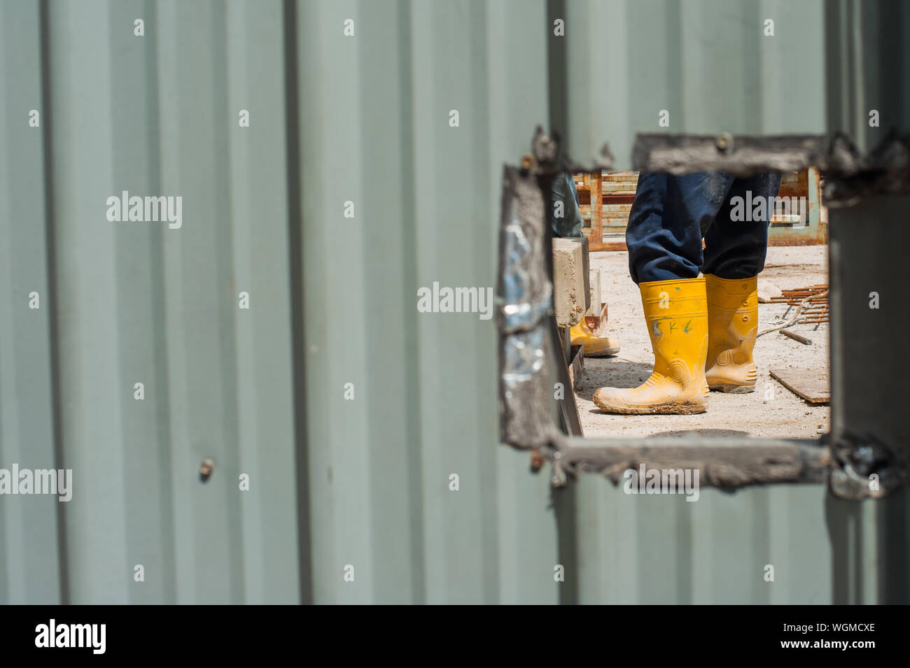 Construction boots hires stock photography and images Alamy