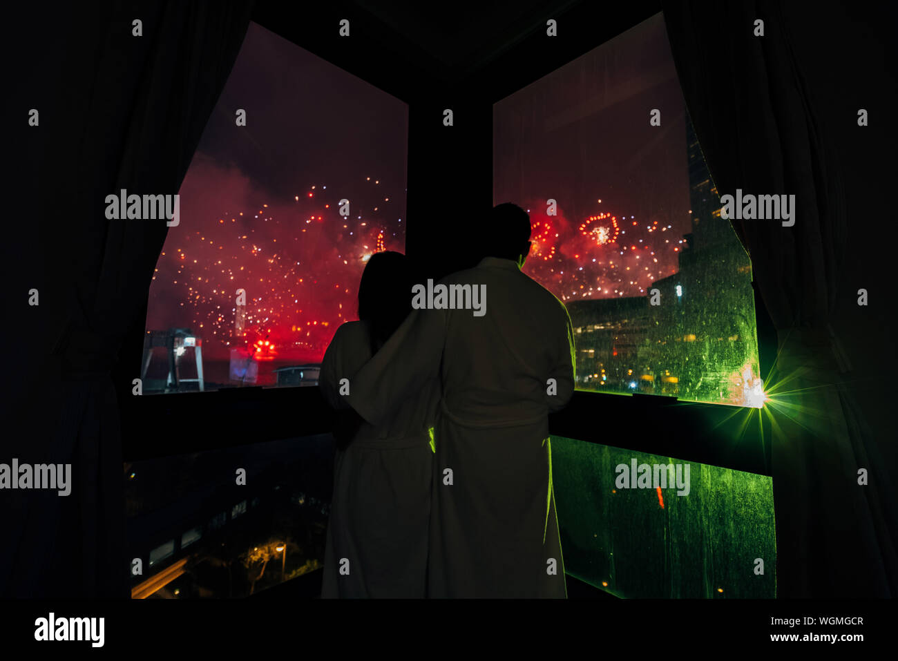Firework Display Hong Kong High Resolution Stock Photography and Images ...