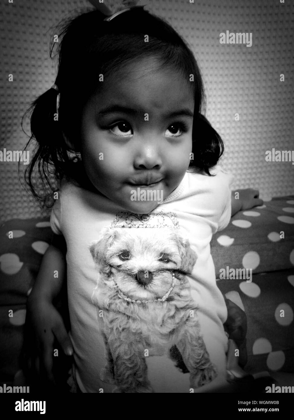 Indian Girl Face Cute Black and White Stock Photos & Images - Alamy