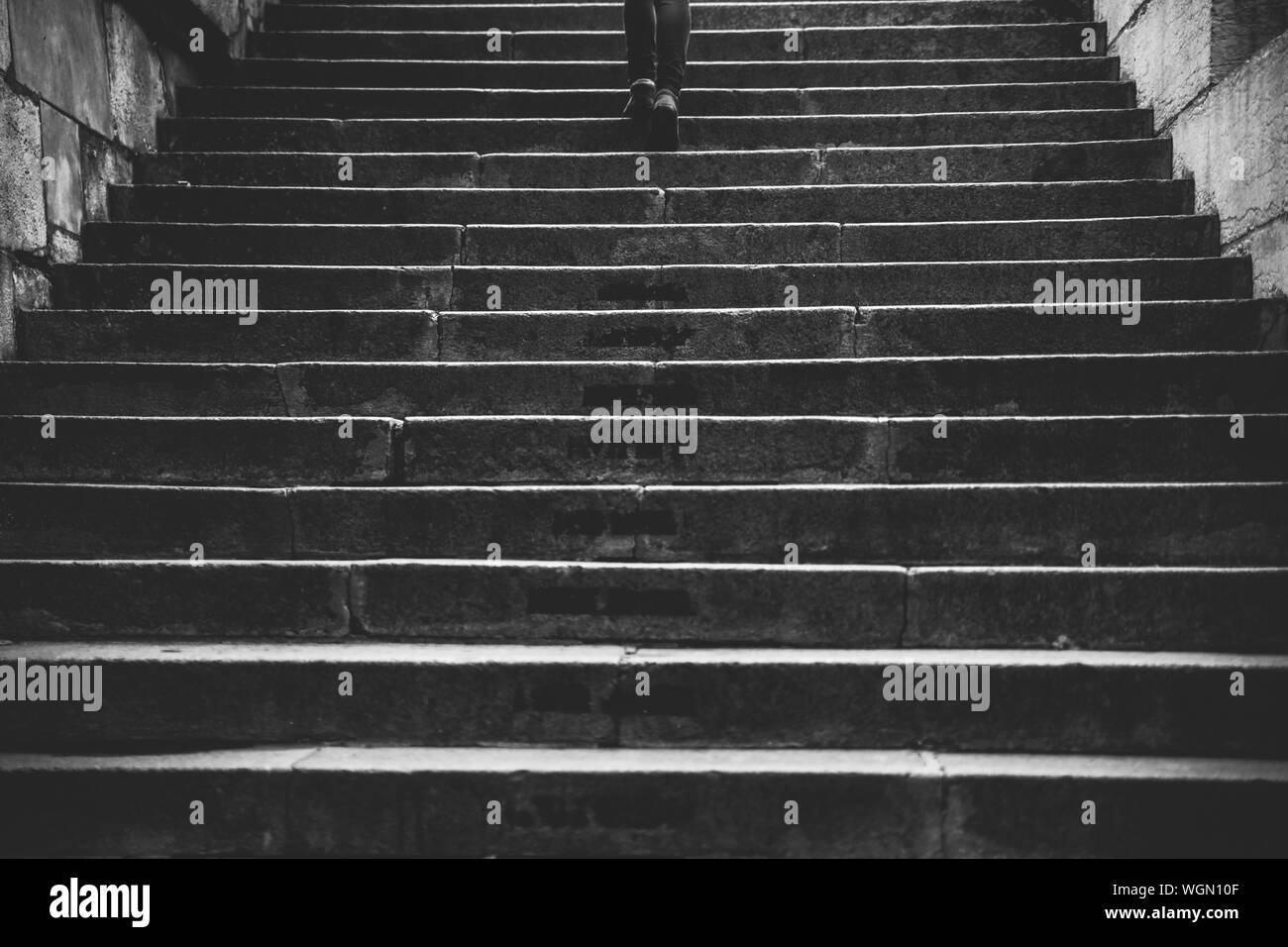 Walking up the steps hi-res stock photography and images - Alamy