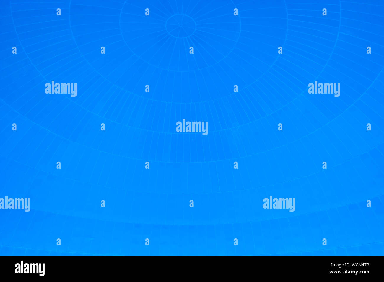 Blue background with spherical circular patterns. Stock Photo