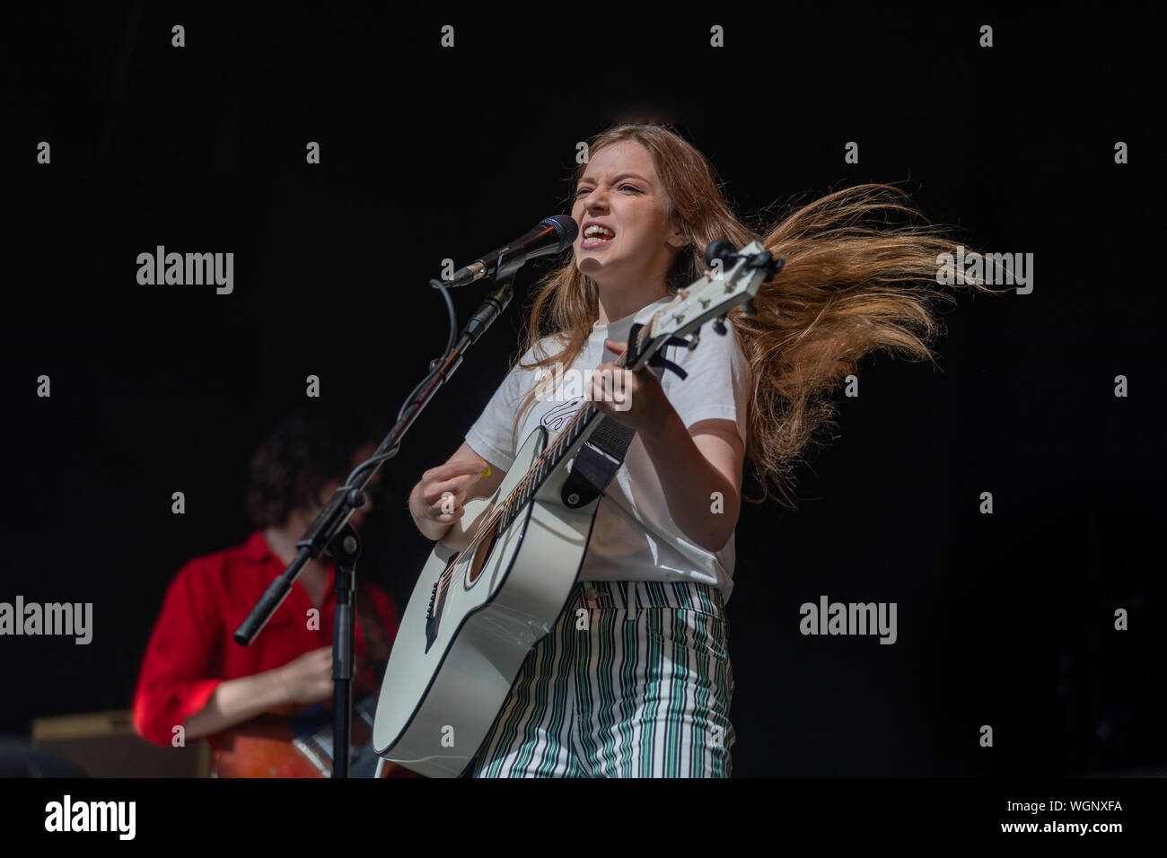 jade bird playing at the end of the road festival 2019 Stock Photo