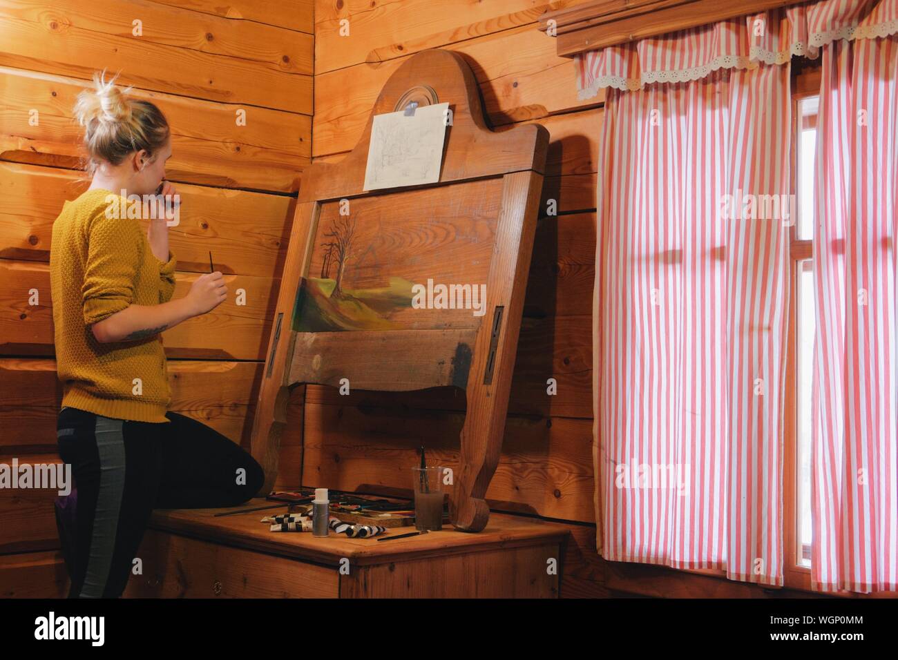 Drawing Cottage Stock Photos Drawing Cottage Stock Images Alamy
