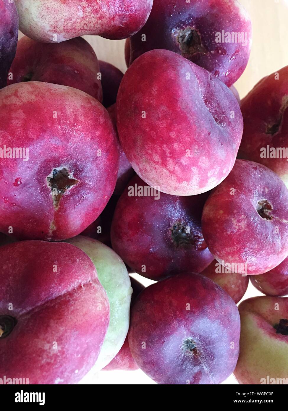 Flat Peaches High Resolution Stock Photography and Images Alamy