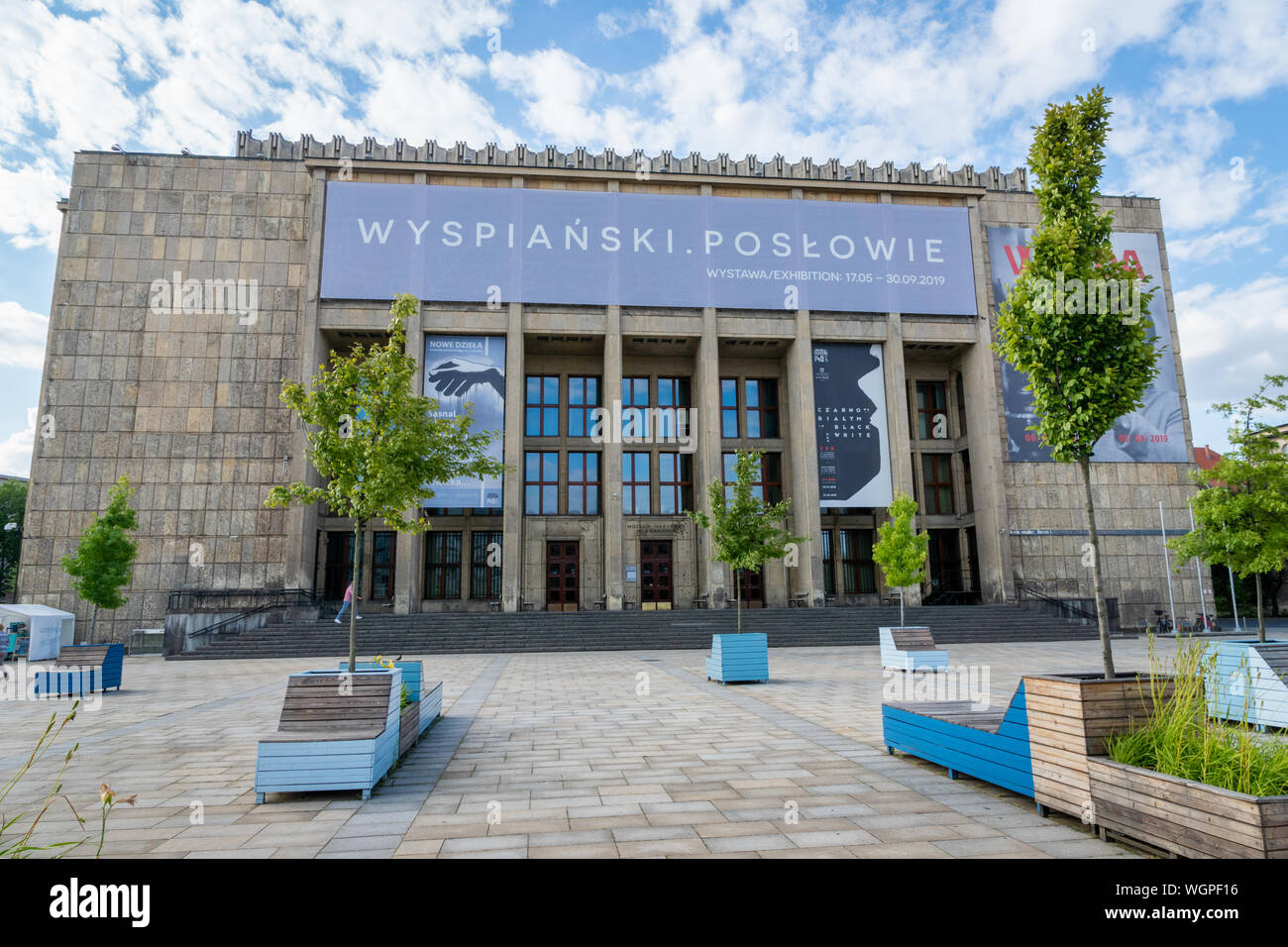 Krakow, Poland - July 2019: National Museum building in Krakow in ...