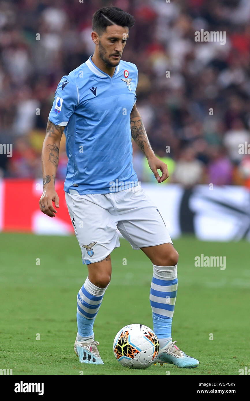 Rome, Italy. 02nd Sep, 2019. League Serie A Match SS Lazio vs As Roma.Rome Olimpic Stadium September 01th, 2019 In the picture Luis Alberto Credit: Independent Photo Agency/Alamy Live News Stock Photo