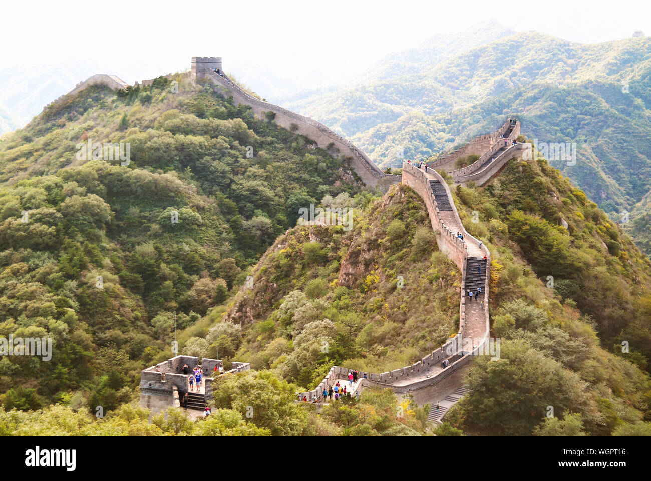 Great wall of china aerial view hi-res stock photography and images - Alamy