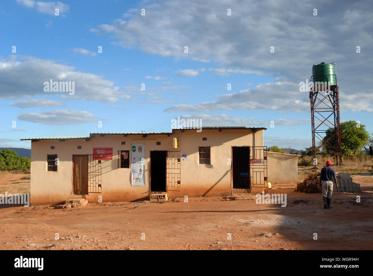 Petrol Station Worker Attendant, Zambia, Africa Stock Photo Alamy