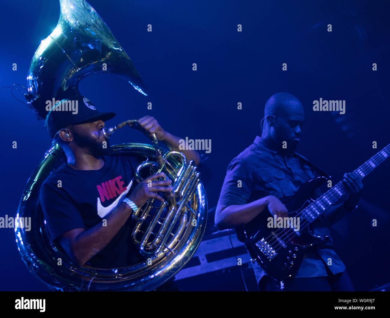 August 30, 2019 Damon ''Tuba Gooding Jr.'' Bryson (L) and Mark Kelley