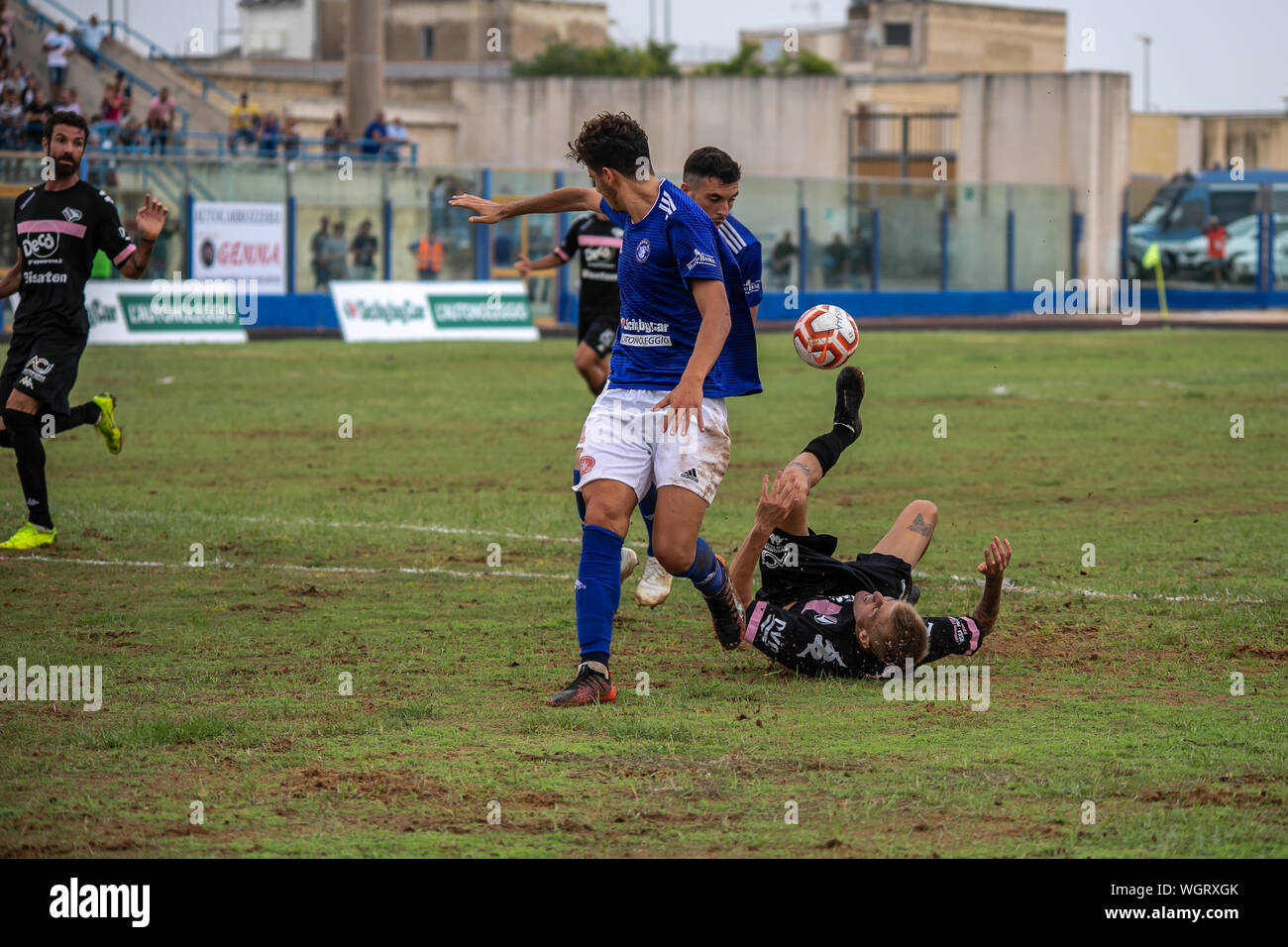 Marsala, Italy. 01st Sep, 2019. Marsala Calcio vs SSD Palermo match for  Lega D. (Photo by Antonio Melita/Pacific Press) Credit: Pacific Press  Agency/Alamy Live News Stock Photo - Alamy