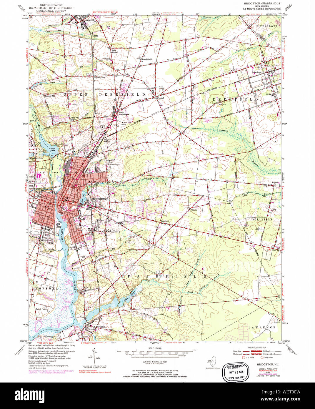 Bridgeton map hires stock photography and images Alamy