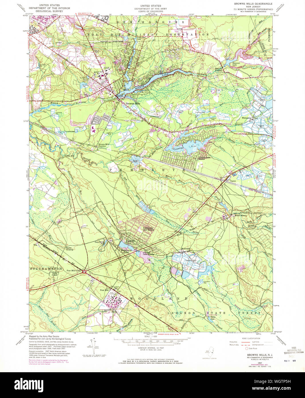 Browns mills map hires stock photography and images Alamy