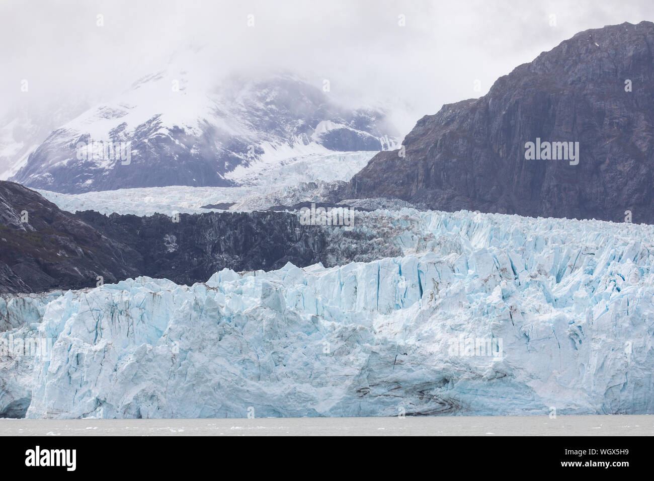 Margerie Glacier, Glacier Bay National Park, Alaska. Stock Photo