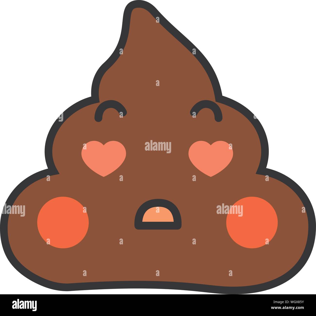 This is a illustration of Poo emoticon icon Stock Vector Image & Art ...