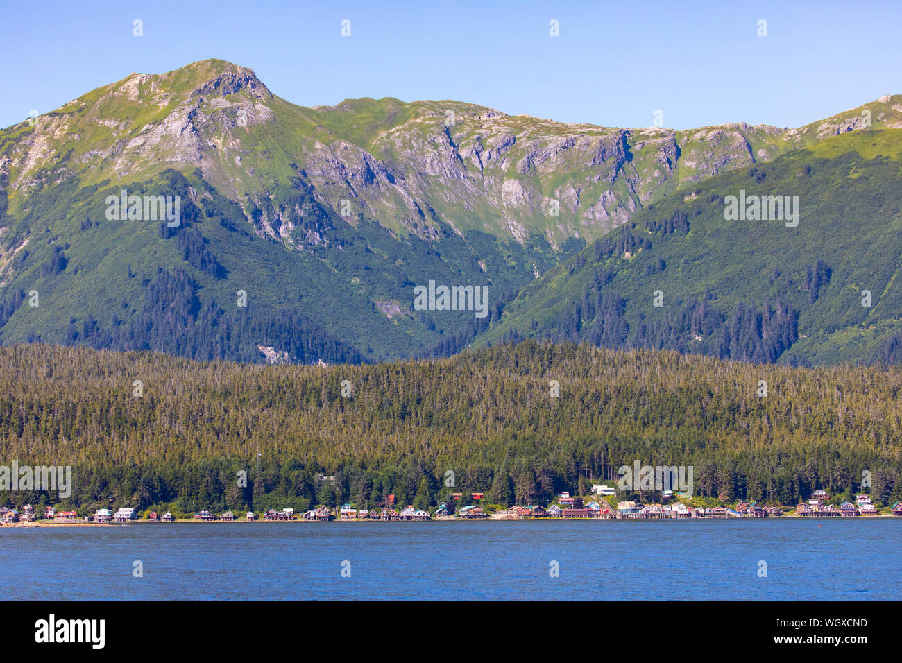 Tenakee Springs, Tongass National Forest, Alaska. Stock Photo