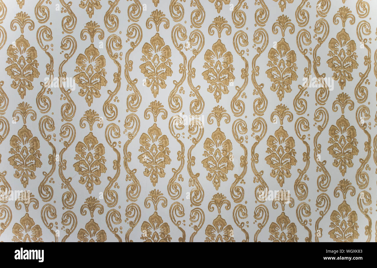 Seamless floral ornament on background. Stock Photo