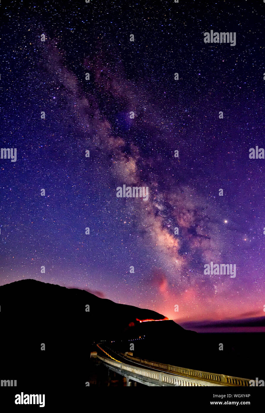 Night Sky and Milky Way Stock Photo - Alamy