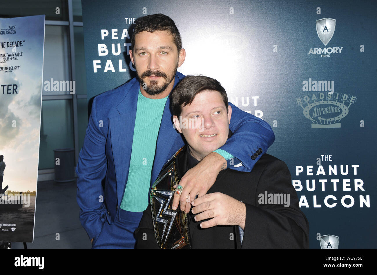 Premiere The Peanut Butter Falcon Featuring Zack Gottsagen, Shia