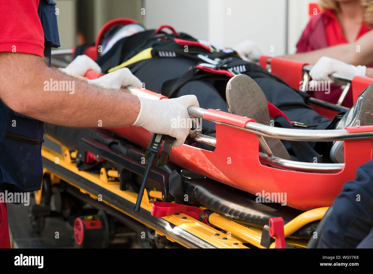 Paramedic stretcher hires stock photography and images Alamy