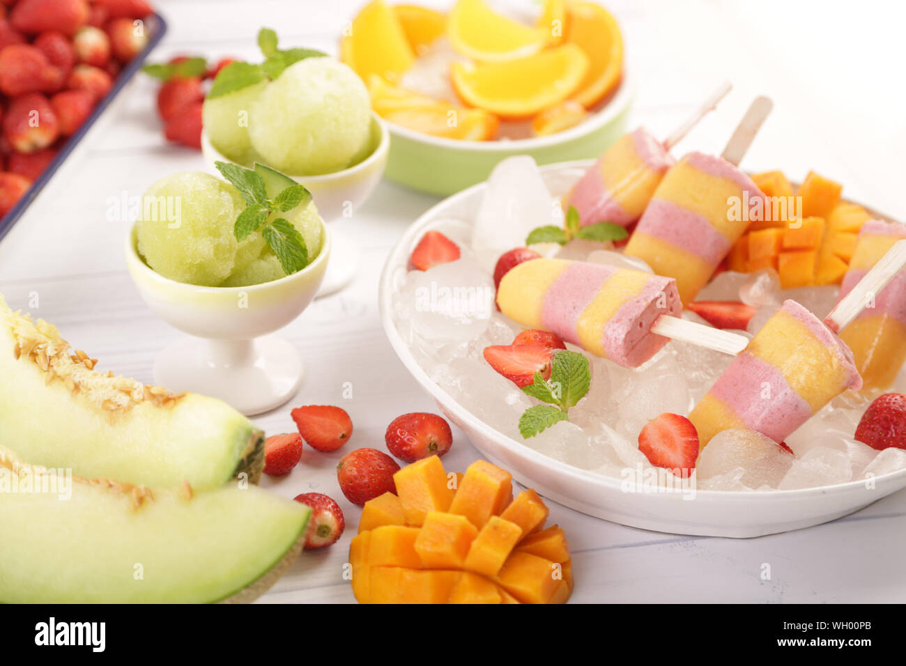 Fruit flavored ice drink hires stock photography and images Alamy