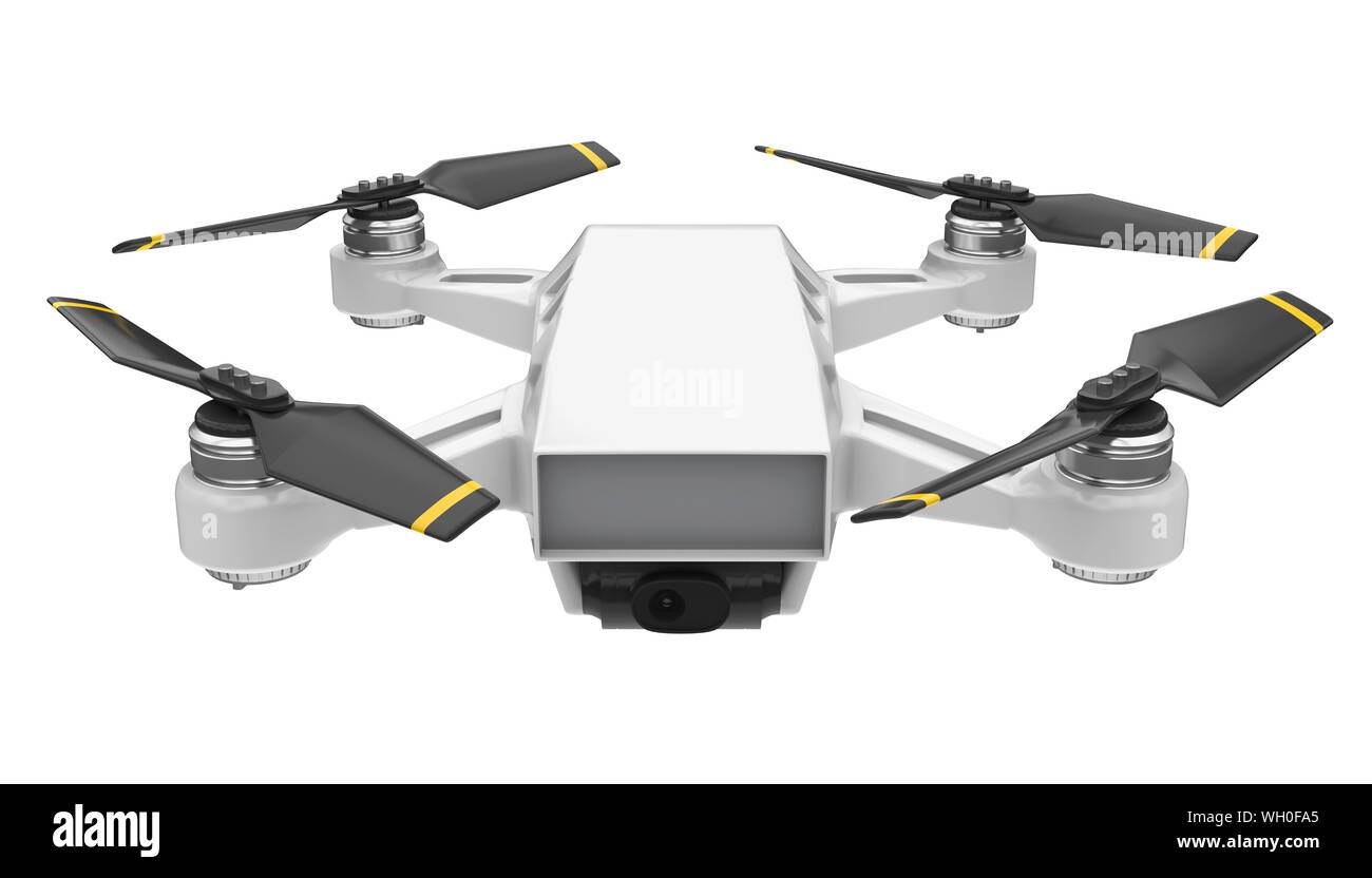 Drone Quadcopter Isolated Stock Photo Alamy