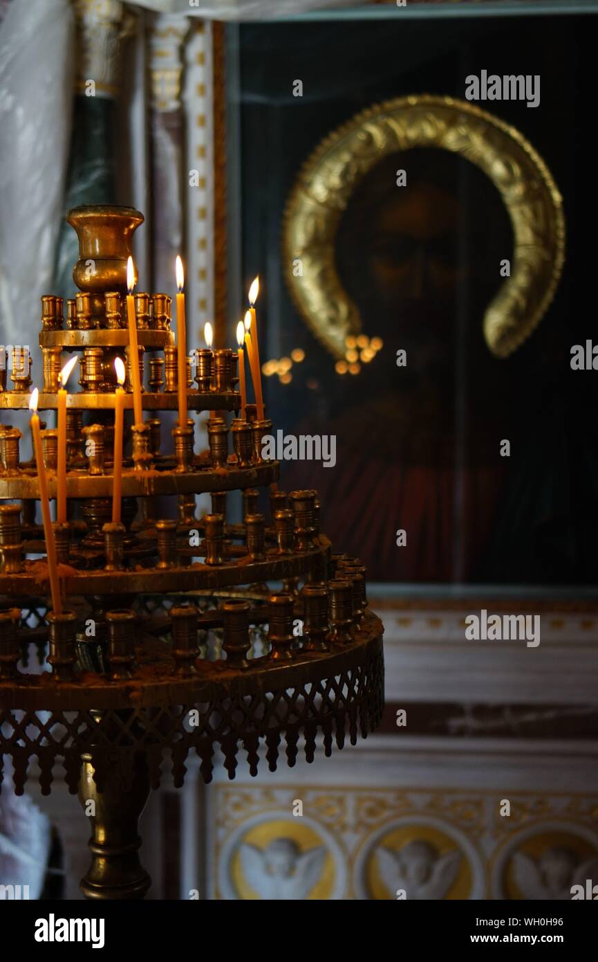 Candles in candle holders hires stock photography and images Alamy