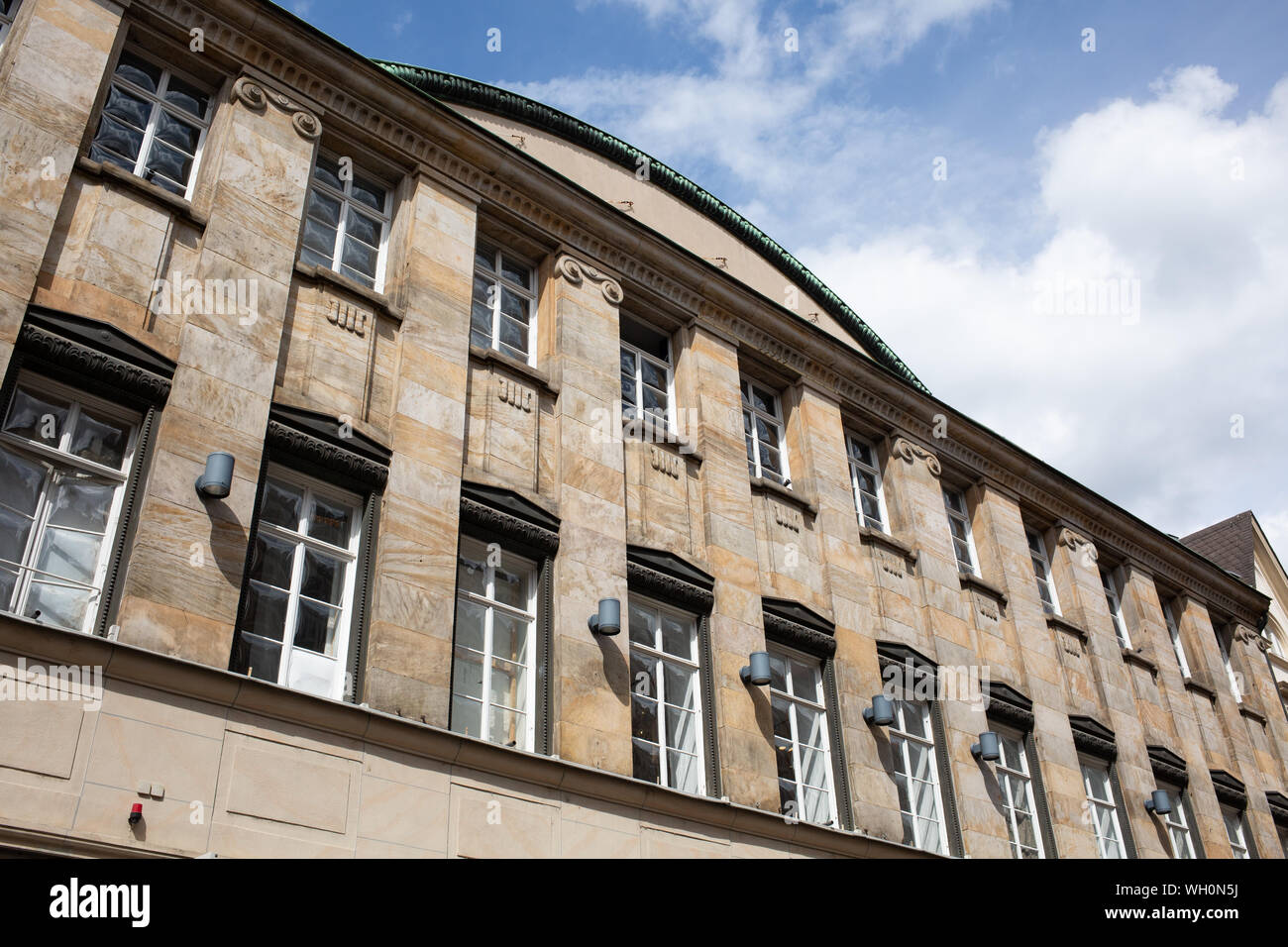 Heidelberg, Baden Württemberg / Germany / Detail of Old Building with lot of windows Stock Photo