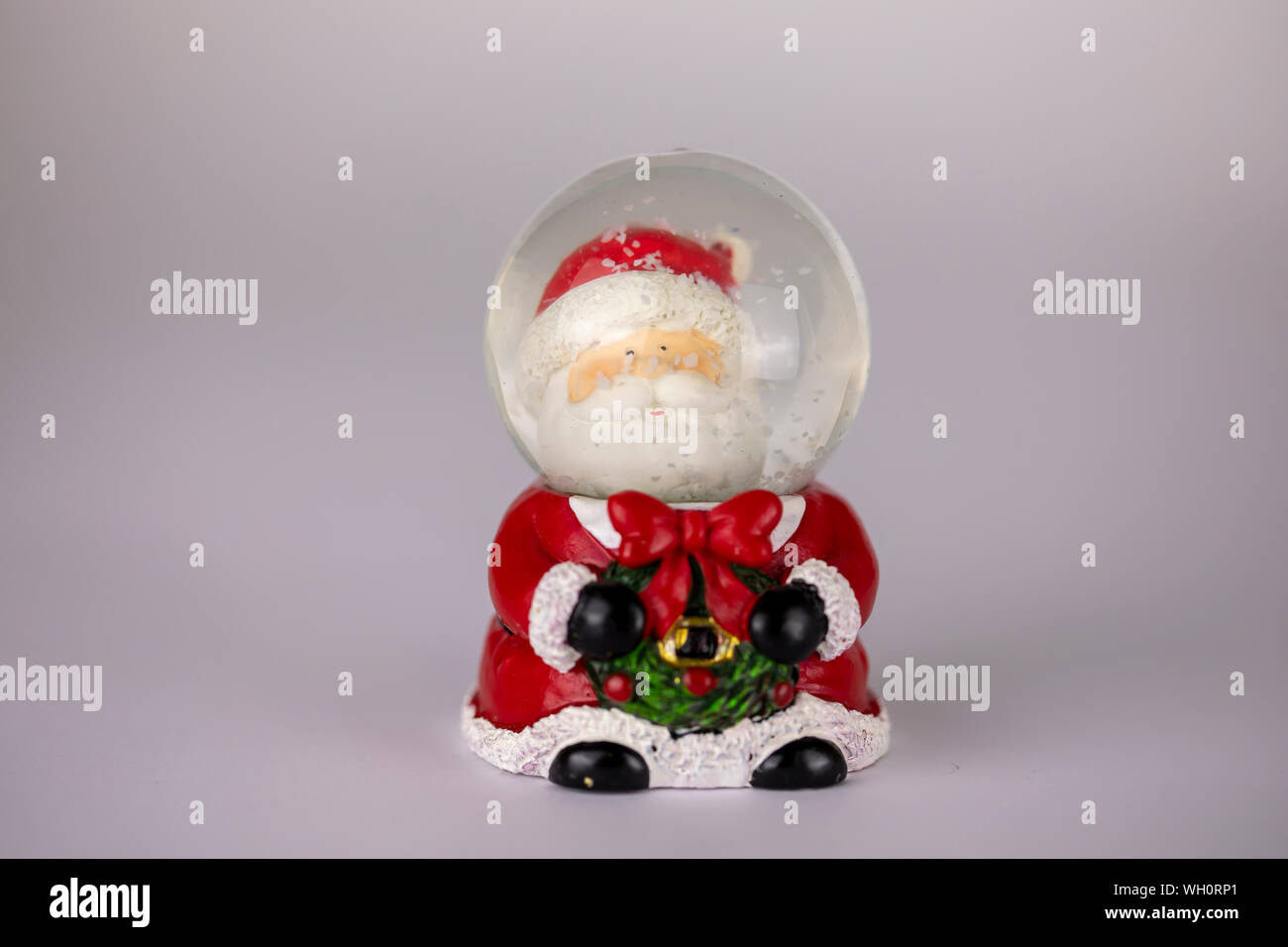 Snow Globe with Santa Claus Stock Photo - Alamy