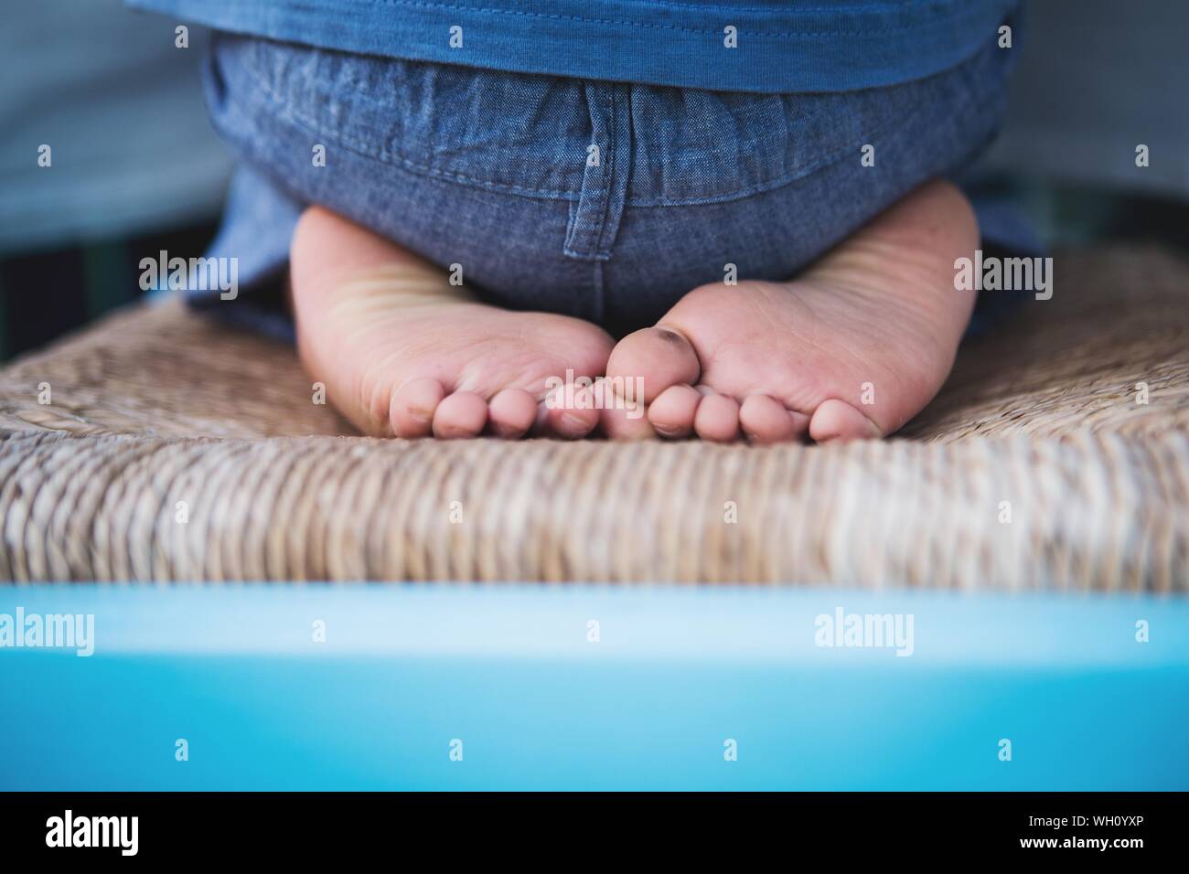 Candid Boy Feet