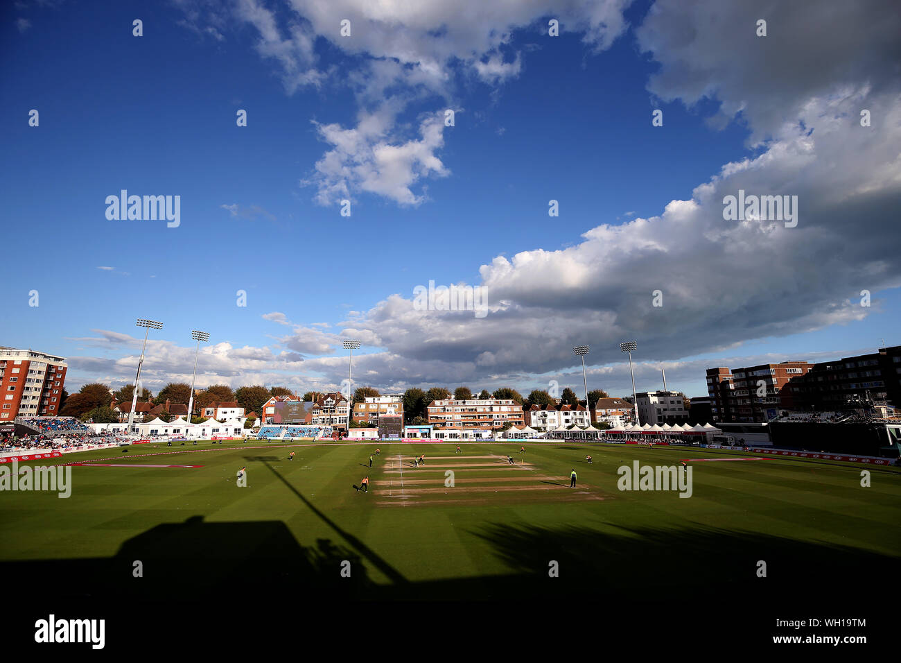 General view during Kia Super League final at the 1st Central County Ground, Hove. Stock Photo