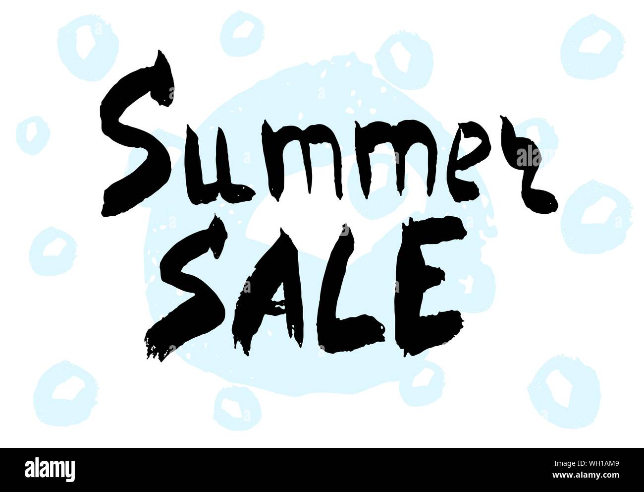 Lettering Summer Sale Hand Drawn Caligraphy Handwritten Summer