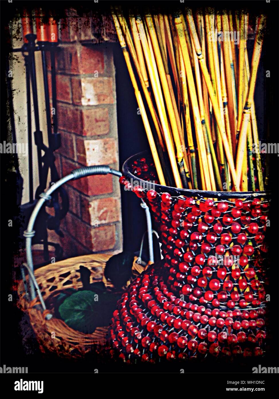Bamboo Sticks In Vase Stock Photo 268637416 Alamy