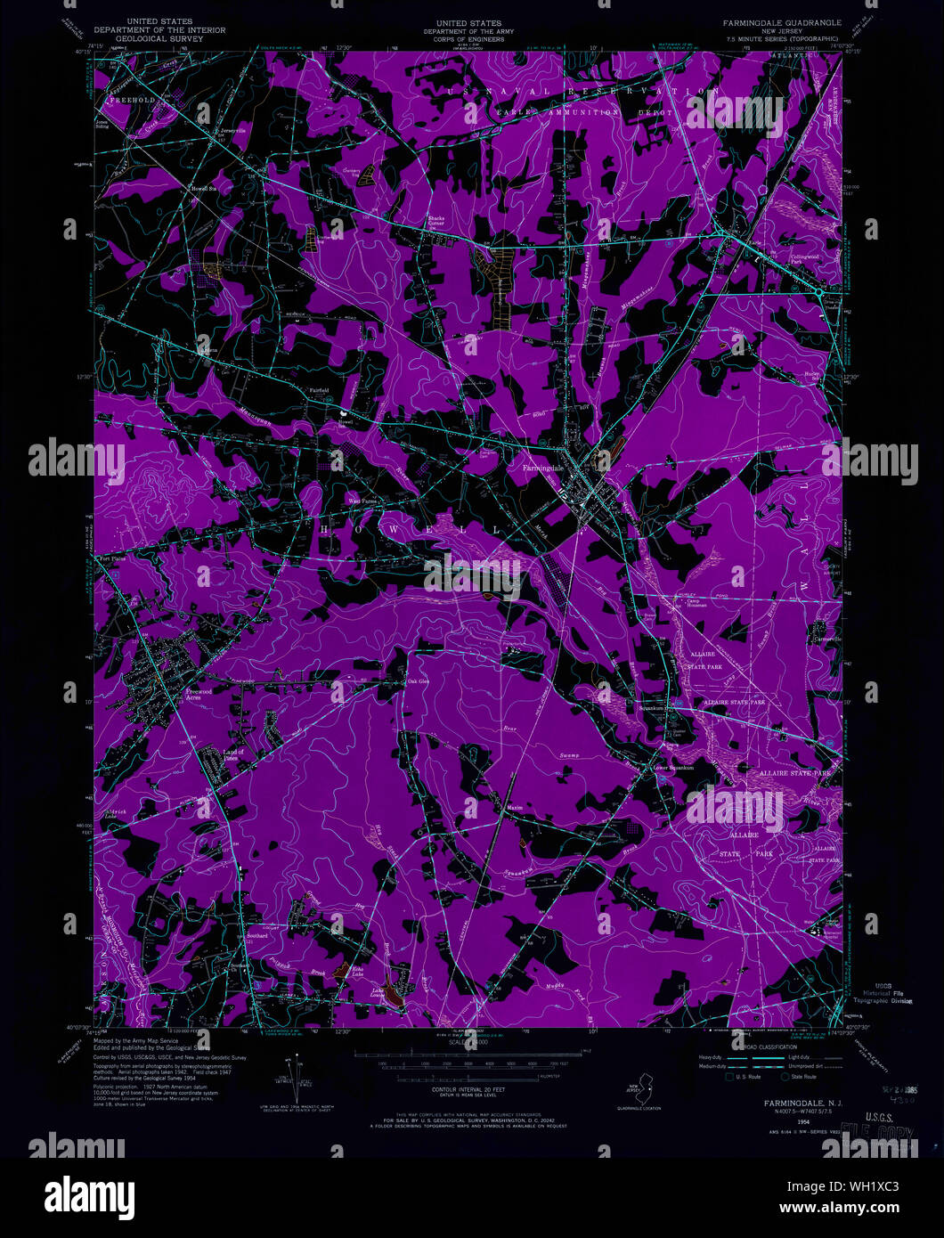 Farmingdale map hires stock photography and images Alamy