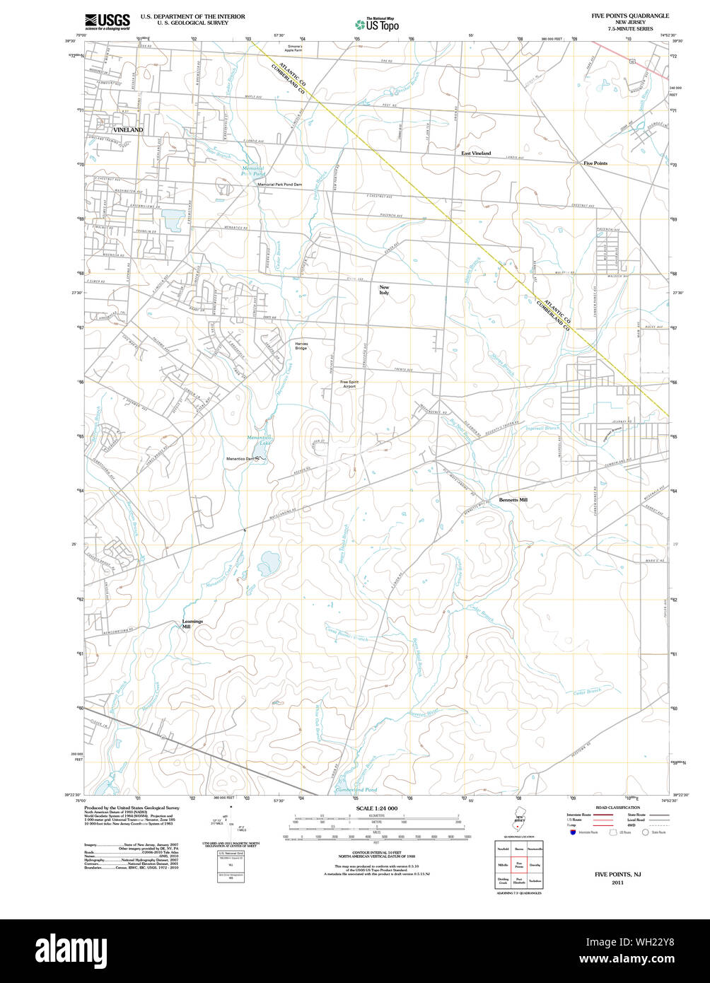 Five points map hires stock photography and images Alamy