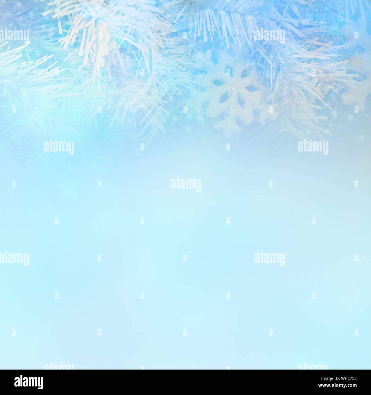 christmas background concept design of white snowflake and snow with ...