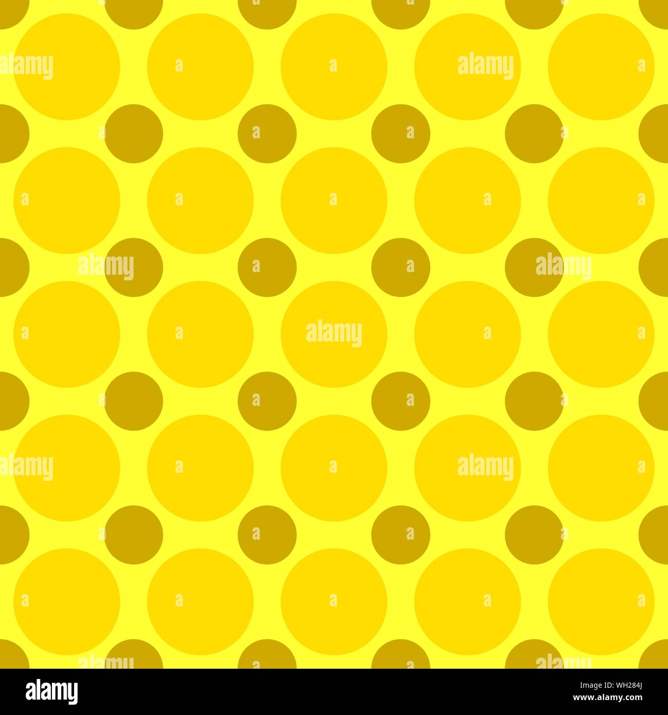 Seamless geometric circle pattern design background - colored vector graphic Stock Vector