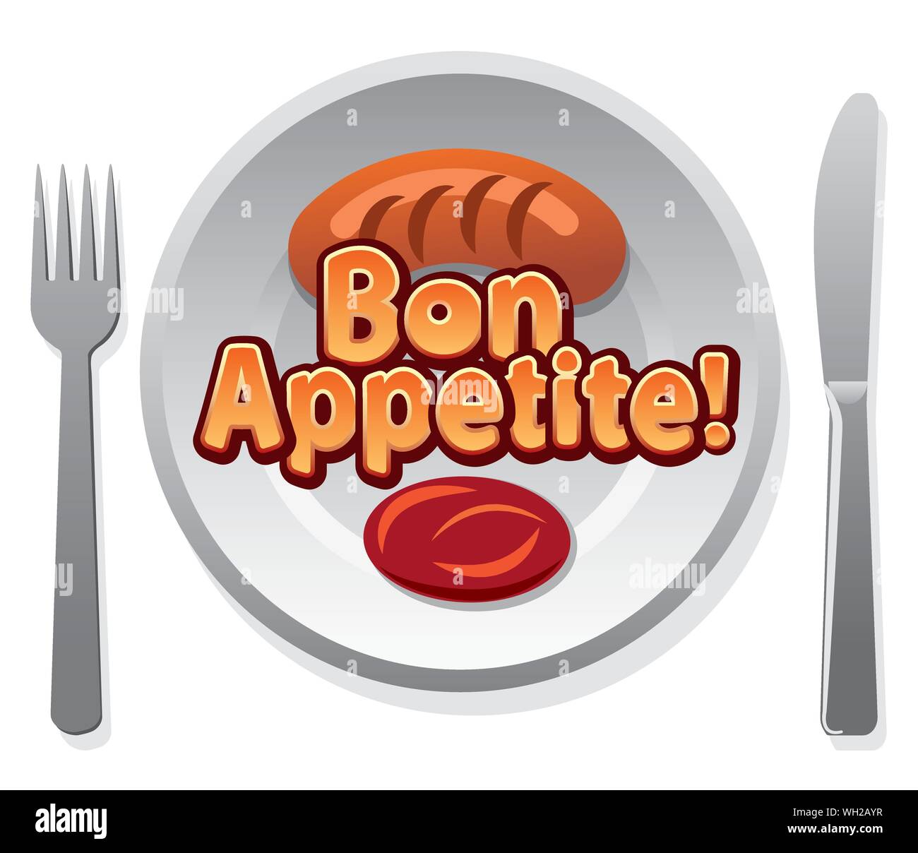 bon appetit icon Stock Vector Image & Art Alamy